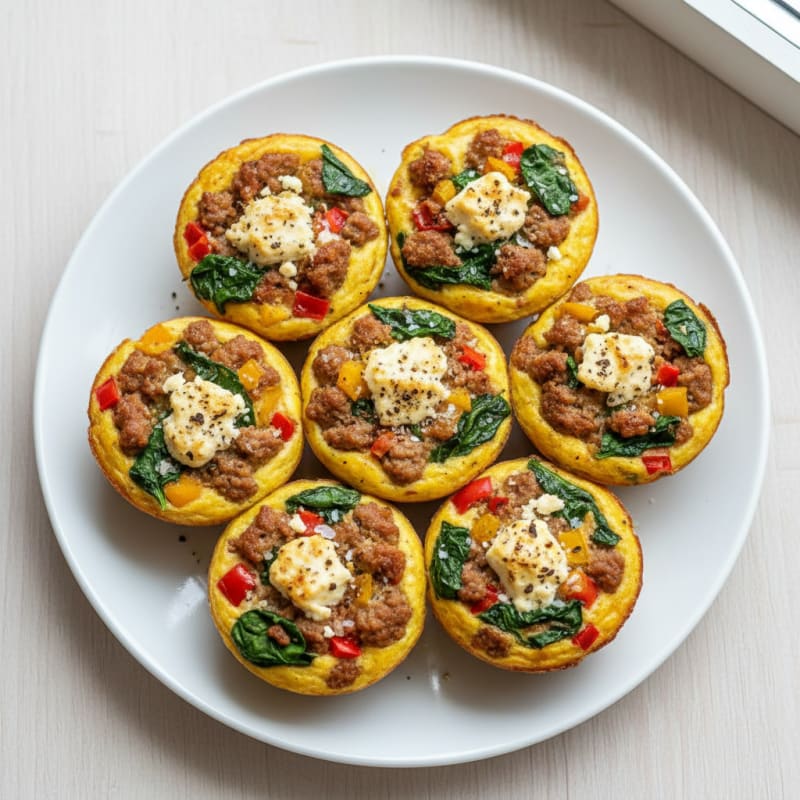 Zesty Baked Egg and Veggie Cups