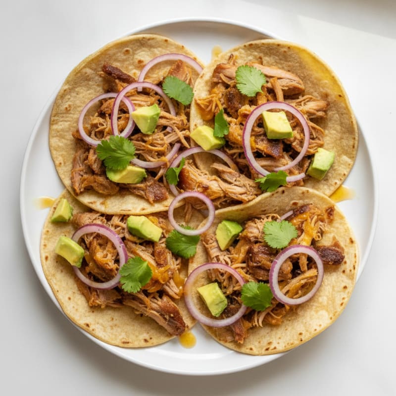 Slow-Cooked Pork Carnitas Tacos