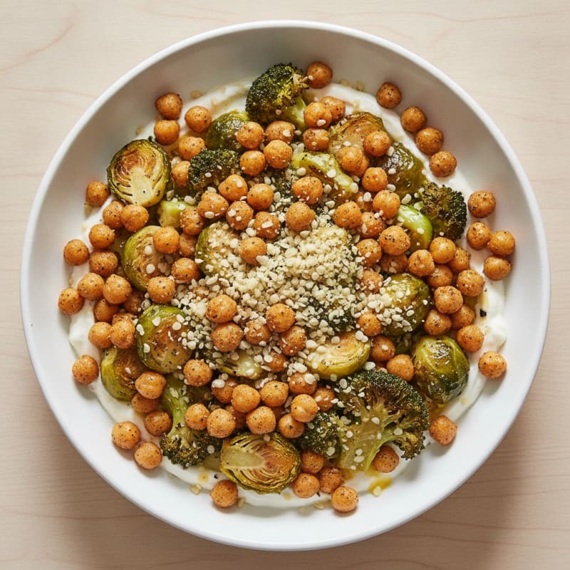 Roasted Vegetable and Chickpea Bowl