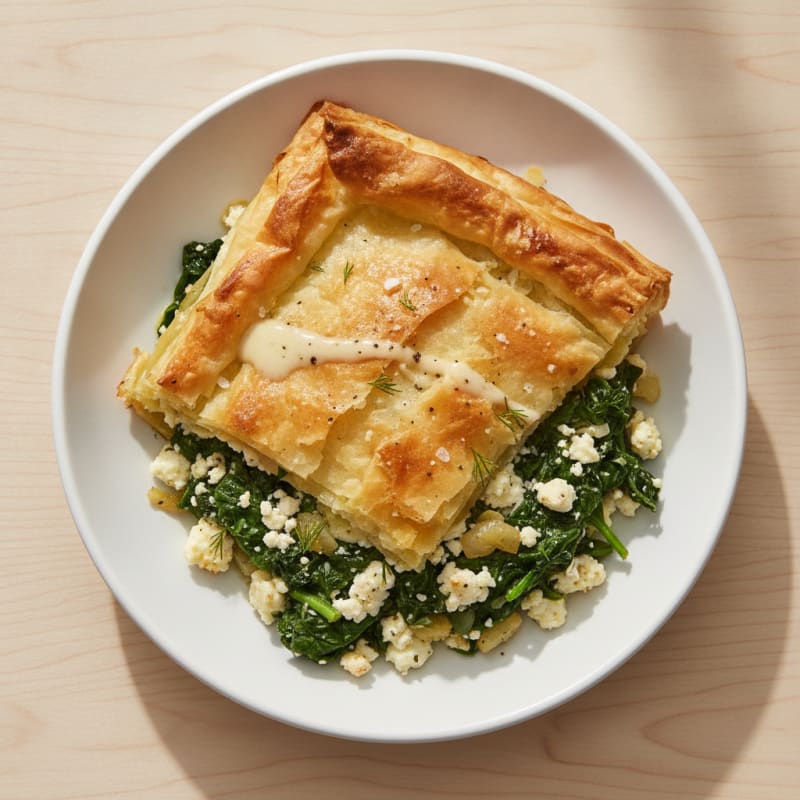 Spinach and Feta Phyllo Pie