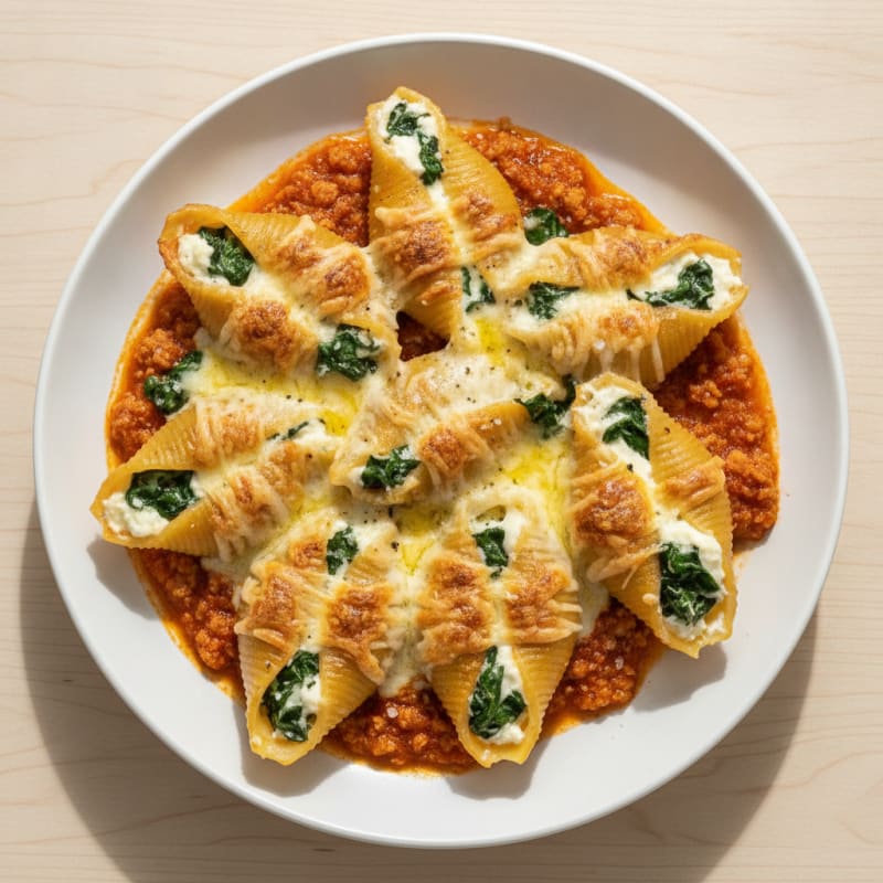 Spinach & Ricotta Stuffed Shells