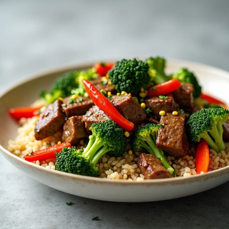 Ginger-Garlic Lean Beef and Broccoli Stir-Fry