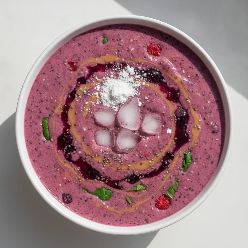 Berry Banana Protein Power Shake