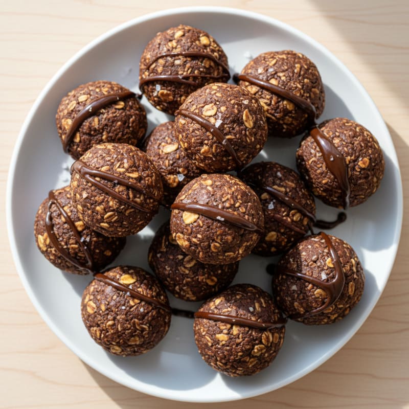 Chocolate Peanut Butter Protein Bites