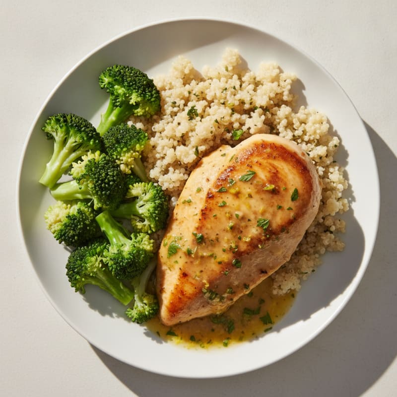 Pan-Seared Chicken with Lemon-Herb Sauce