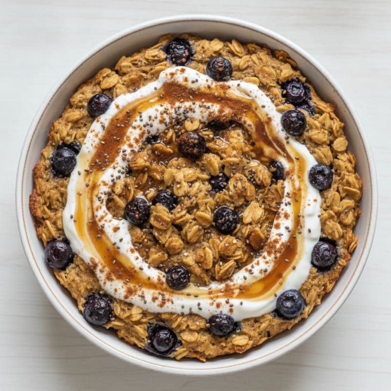 Blueberry Maple Baked Oatmeal