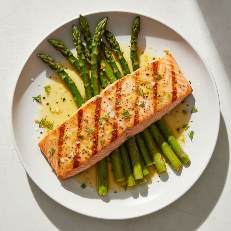 Golden Lemon-Herb Grilled Salmon