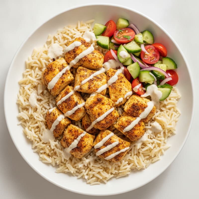 Chicken Shawarma Rice Bowl