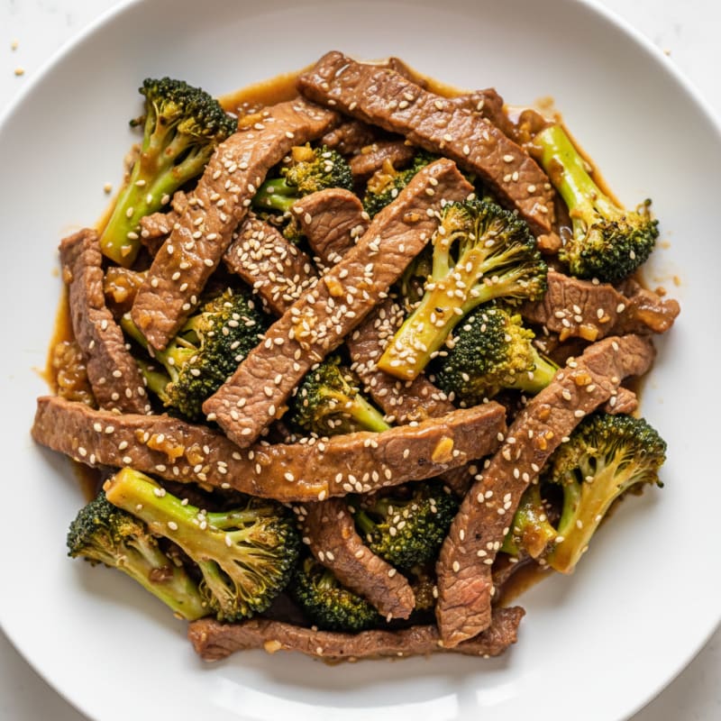 Sesame Beef and Broccoli Stir-Fry