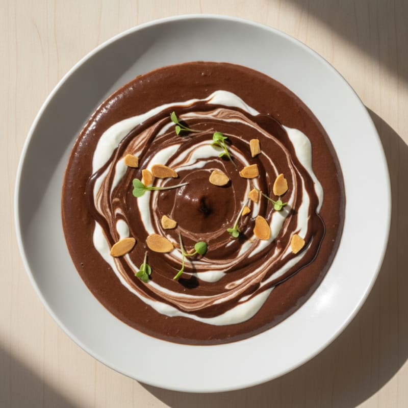 Silky Chocolate Protein Pudding with Greek Yogurt