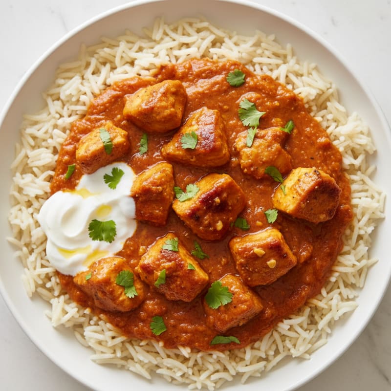 Spiced Butter Chicken with Basmati Rice