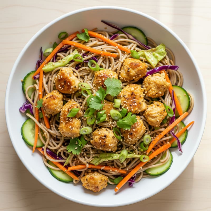 Chicken Spring Roll Noodle Bowl