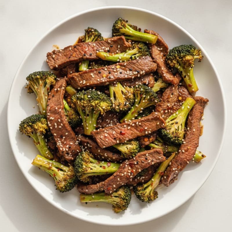 Sesame Beef and Broccoli Stir-Fry