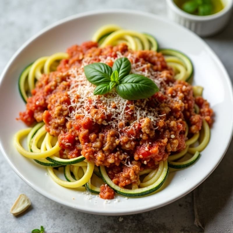 Protein-Packed Turkey and Zucchini Noodle Marinara