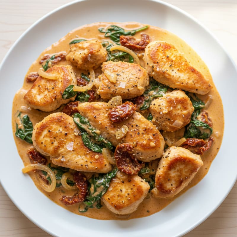 Creamy Tuscan Chicken Skillet