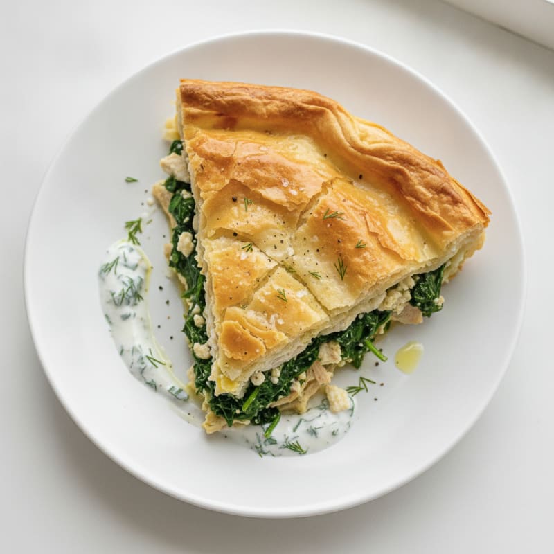 Spinach and Feta Phyllo Pie