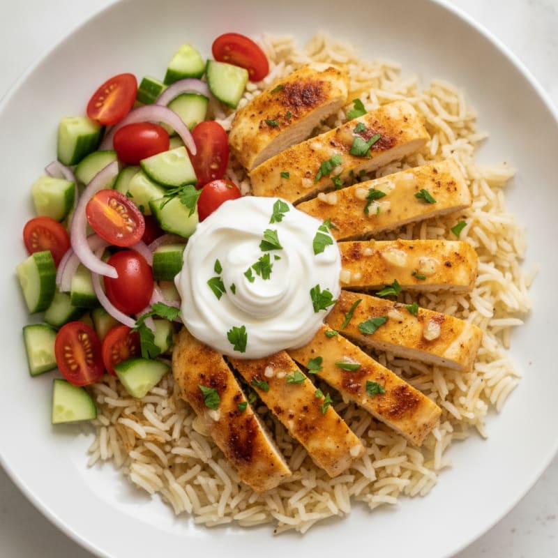 Chicken Shawarma Rice Bowl