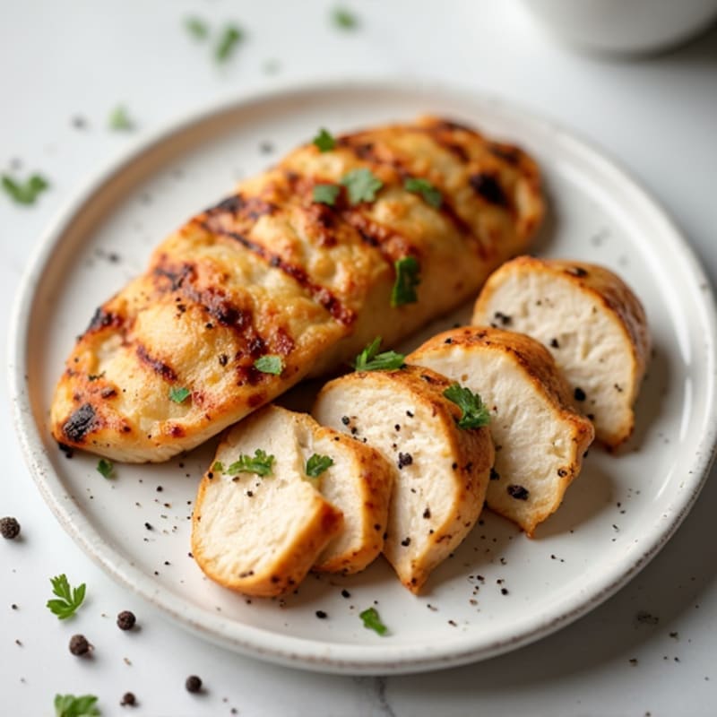 Grilled Chicken Breast Slices