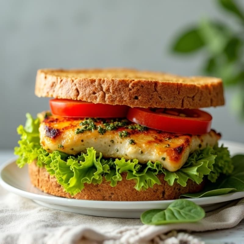 Grilled Pesto Chicken Sandwich
