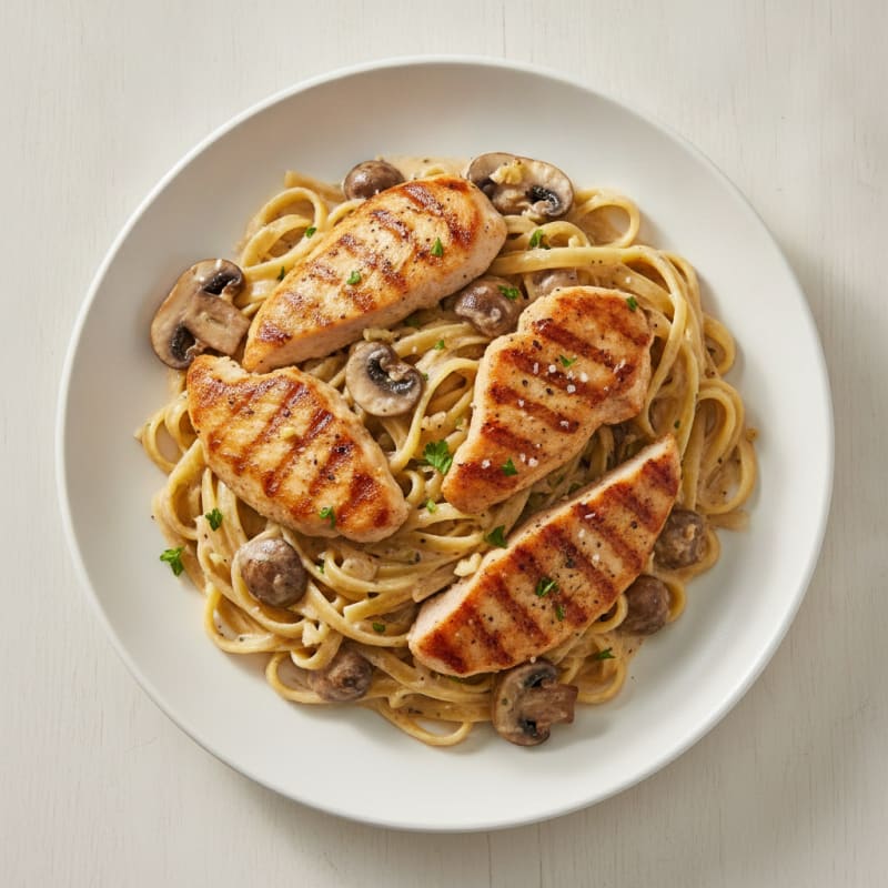 Truffle Mushroom Tagliatelle Pasta