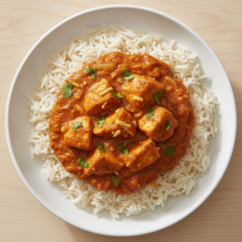Spiced Butter Chicken with Basmati Rice