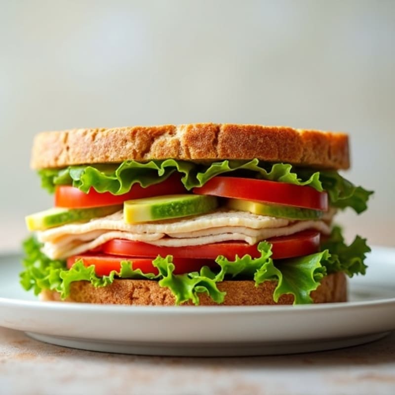 Lean Turkey Club Sandwich