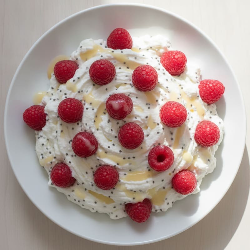 Greek Yogurt Protein Mousse with Berries