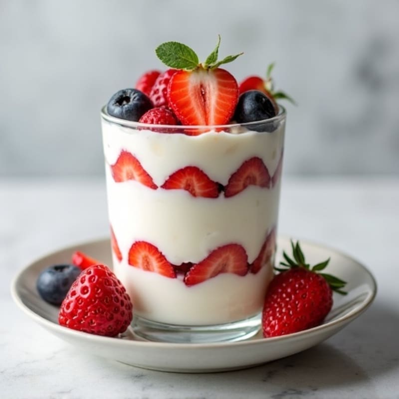 Creamy Greek Yogurt Protein Parfait with Berries