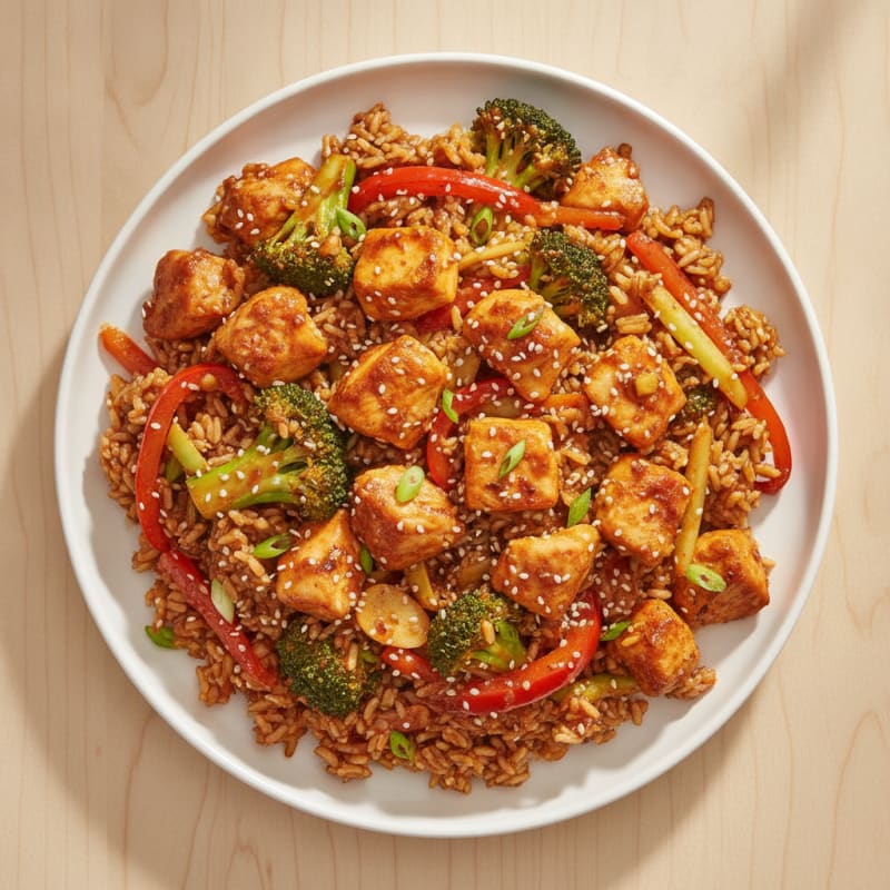Spicy Gochujang Chicken Stir-Fry