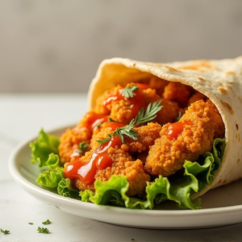 Crispy Buffalo Chicken Wraps