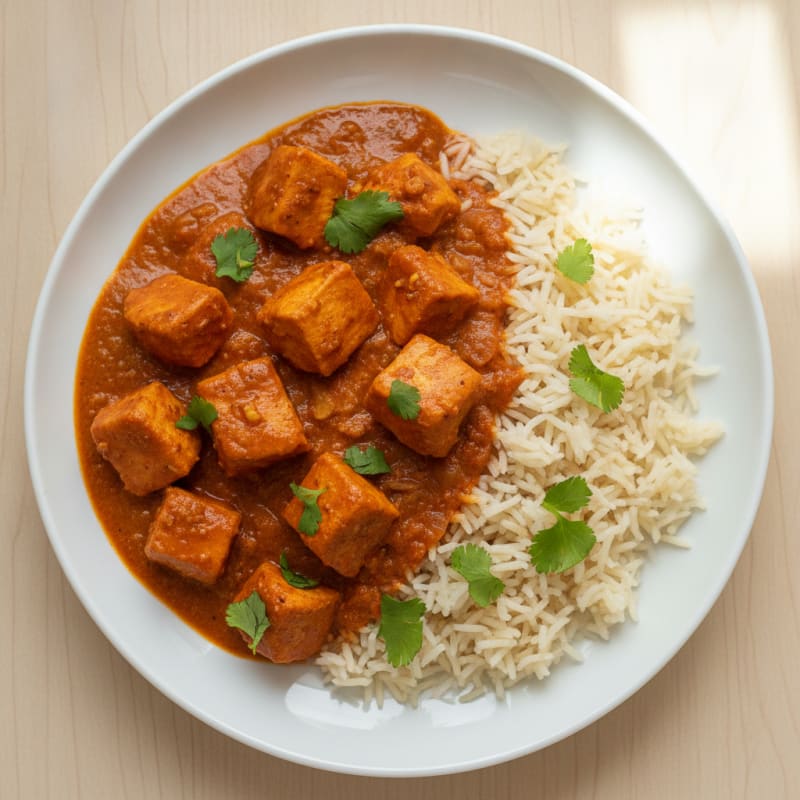 Spiced Butter Chicken with Basmati Rice