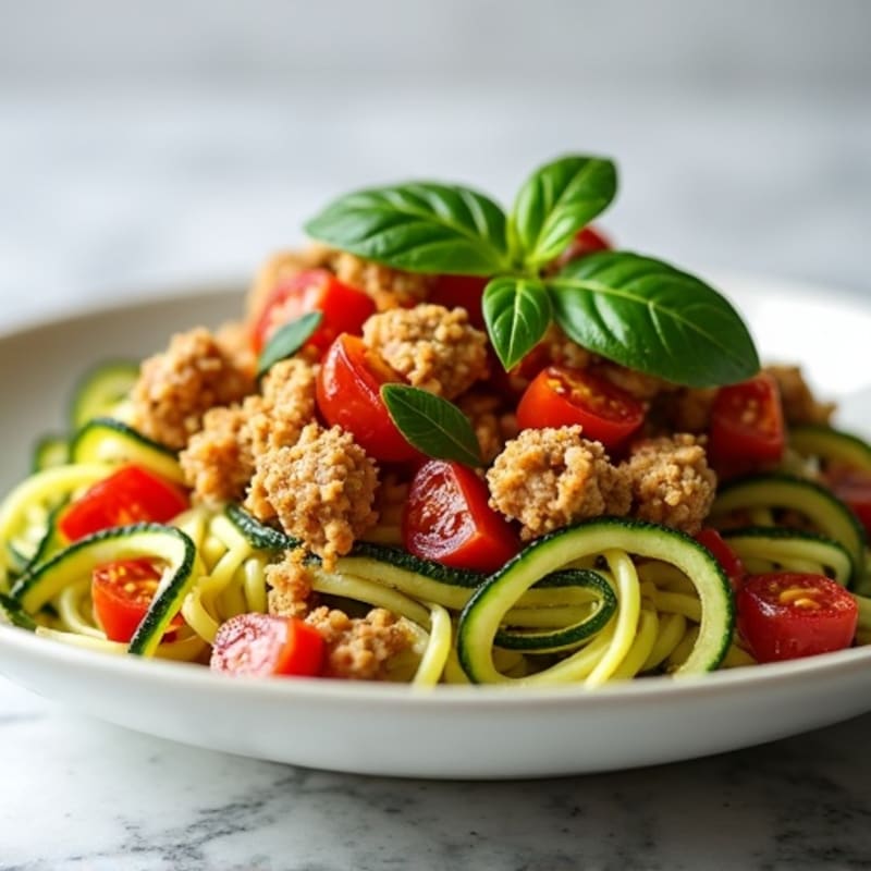 Protein-Packed Turkey and Zucchini Noodle Skillet