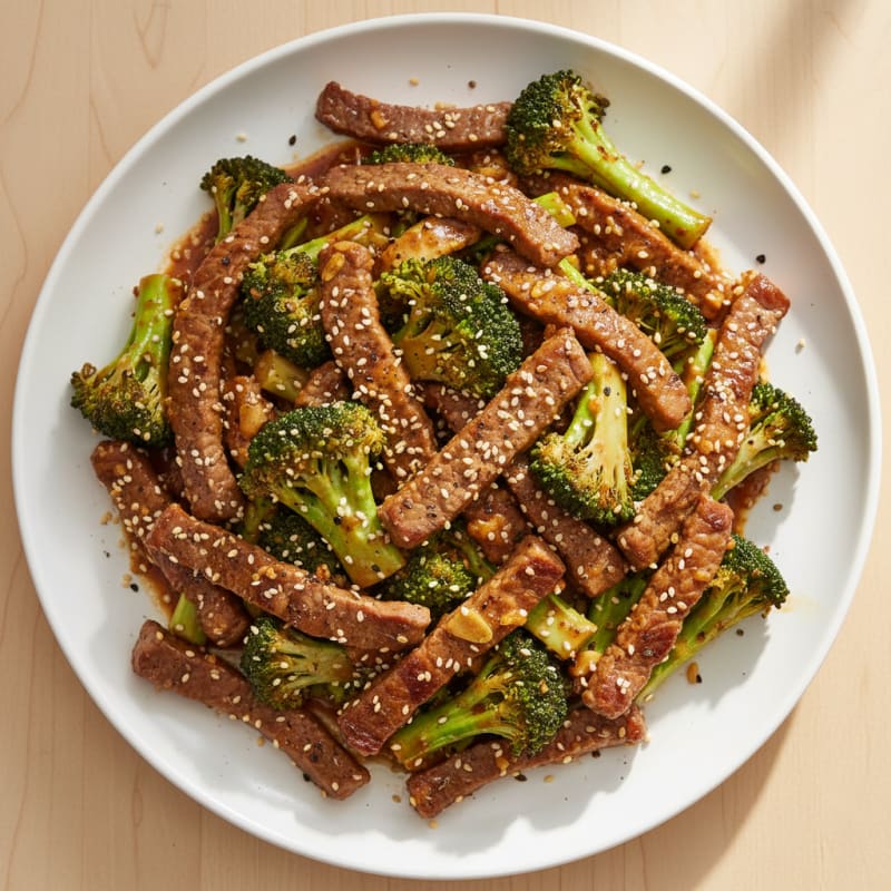 Sesame Beef and Broccoli Stir-Fry