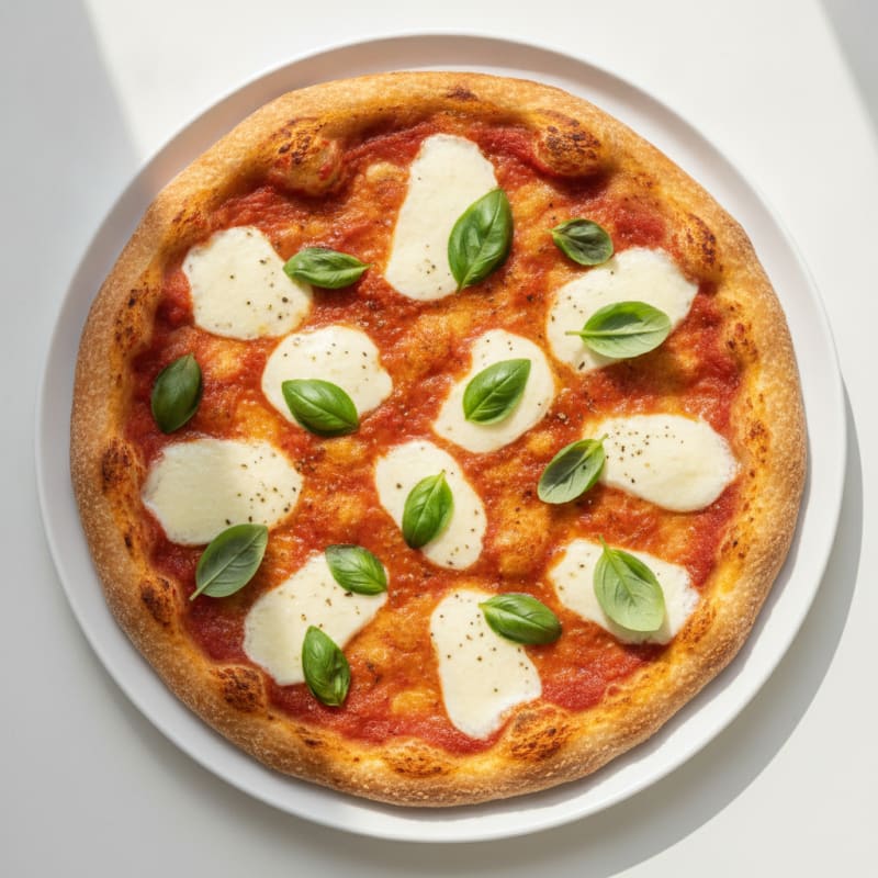 Classic Margherita Pizza with Fresh Basil