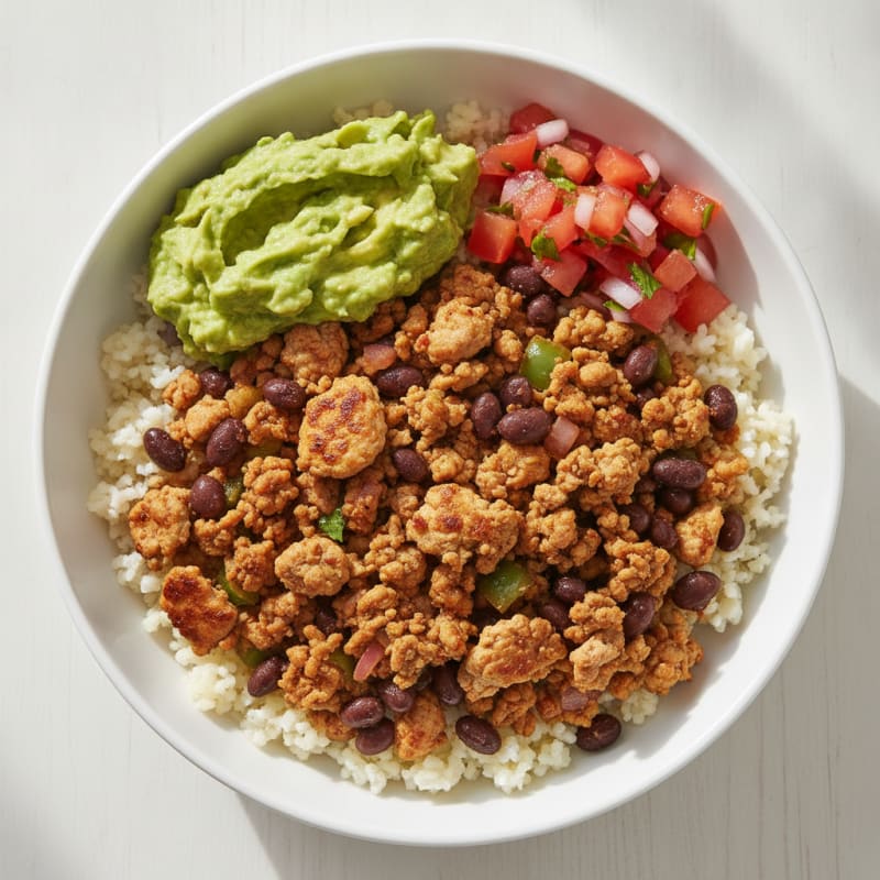 Ground Turkey Taco Bowl