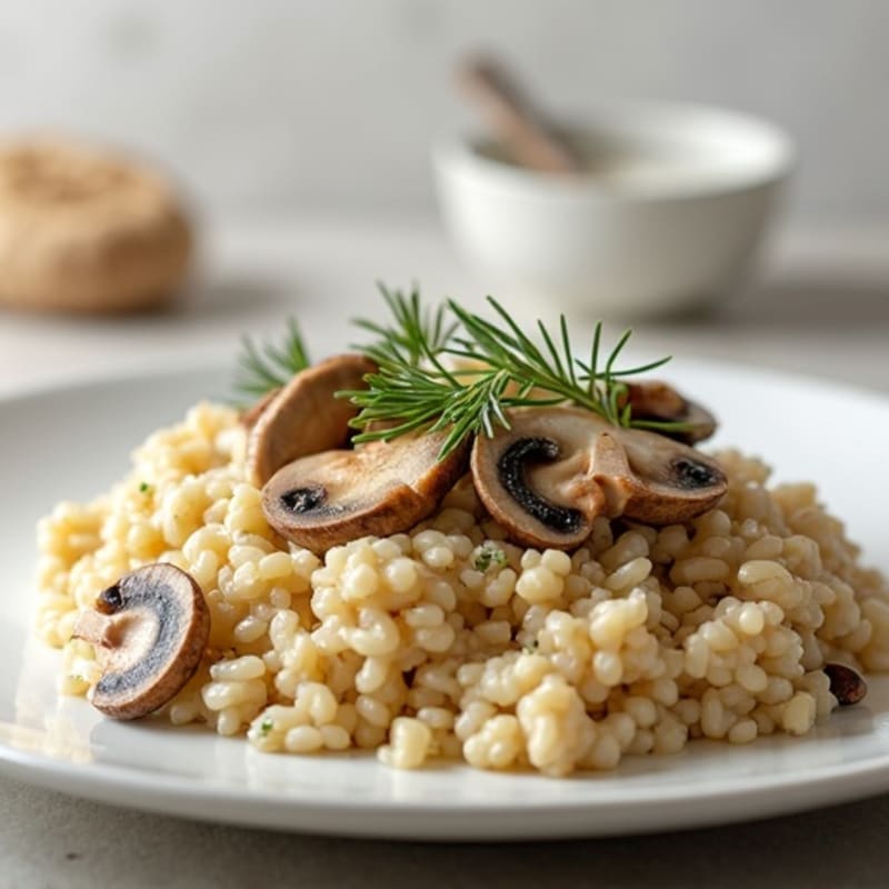 Creamy Savory Mushroom Risotto