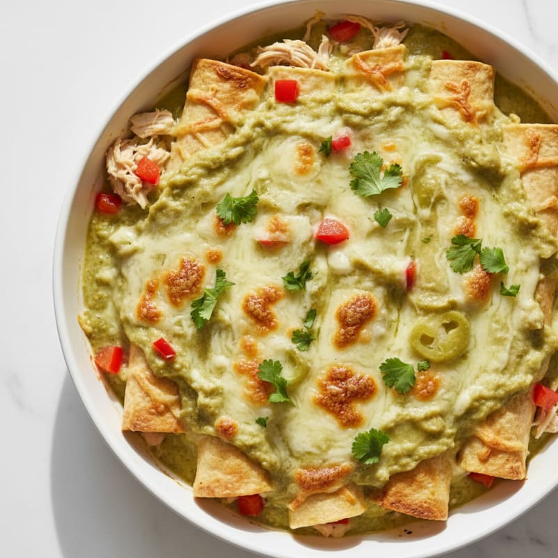 Creamy Chili Chicken Enchiladas