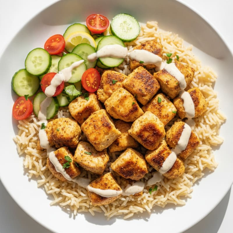 Chicken Shawarma Rice Bowl