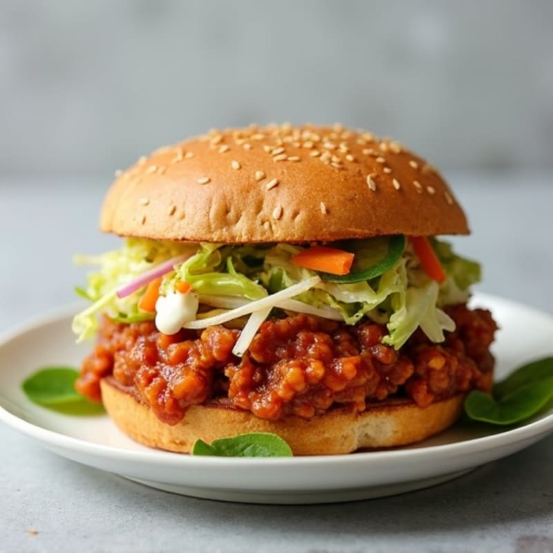 Hearty Lean Turkey Sloppy Joes with Crispy Cabbage Slaw