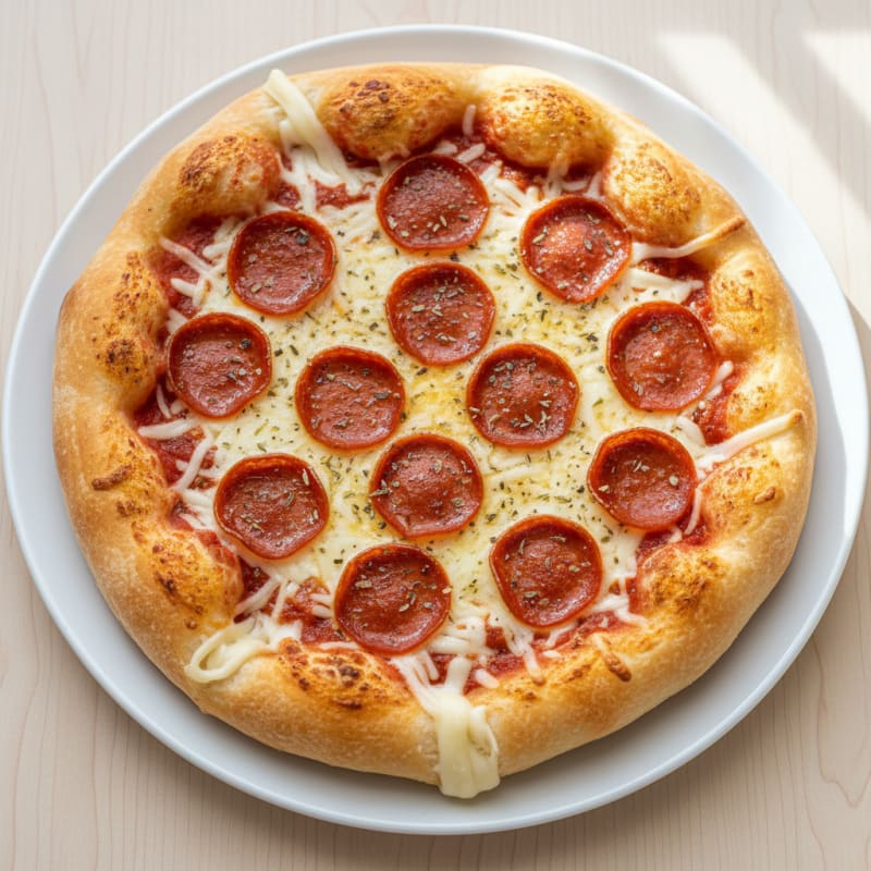 Stuffed Crust Pepperoni Pizza
