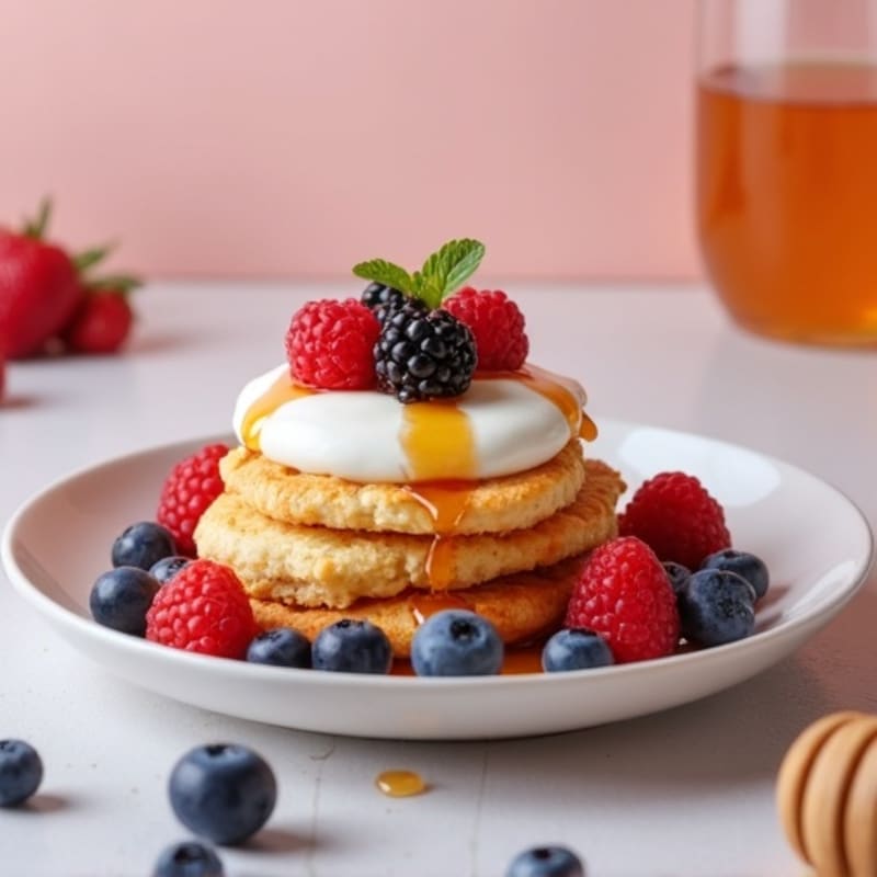 Overnight Weetbix with Greek Yogurt and Mixed Berries