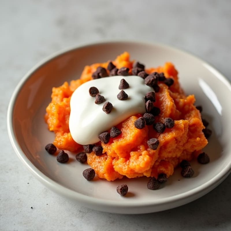 Sweet Potato Chocolate Chip Protein Bake