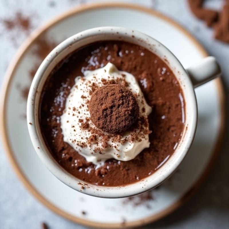 Protein-Rich Double Chocolate Mug Cake