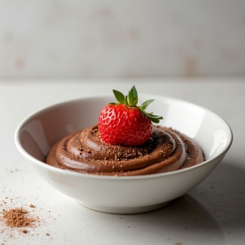 Silky Chocolate Protein Tofu Pudding