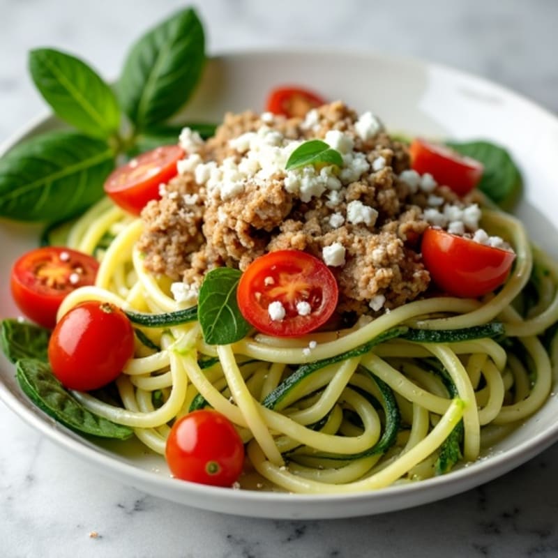 Protein-Packed Turkey and Zucchini Noodle Skillet