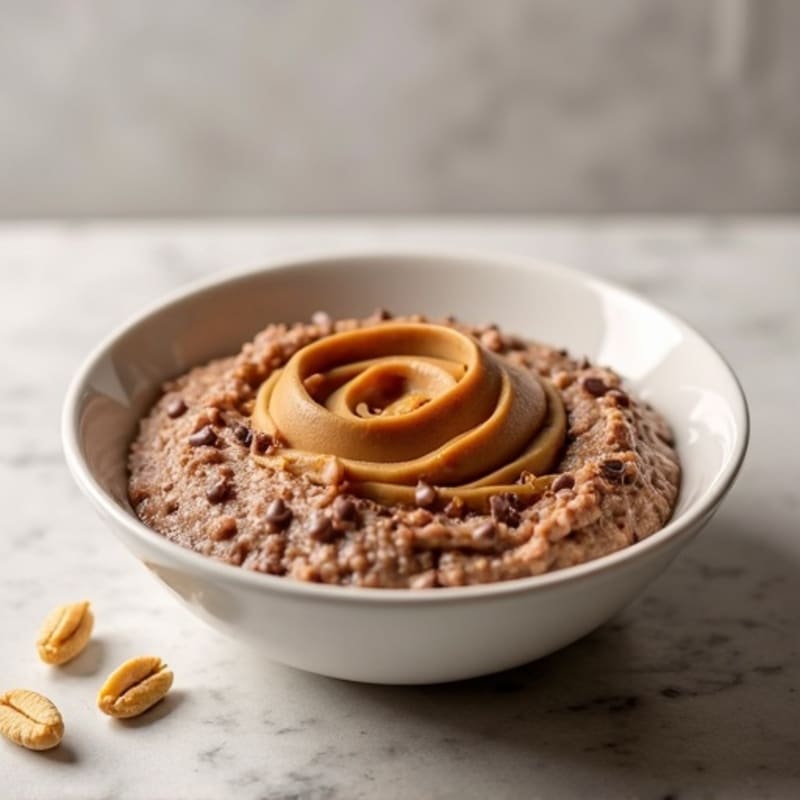 Creamy Chocolate Peanut Butter Protein Oats