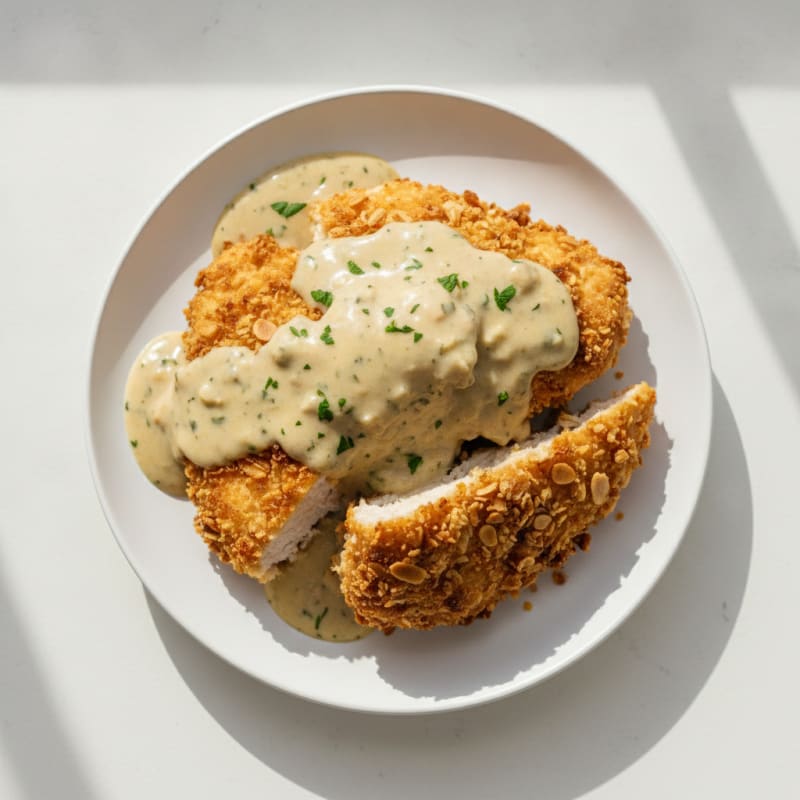 Buttermilk Fried Chicken with Creamy Gravy
