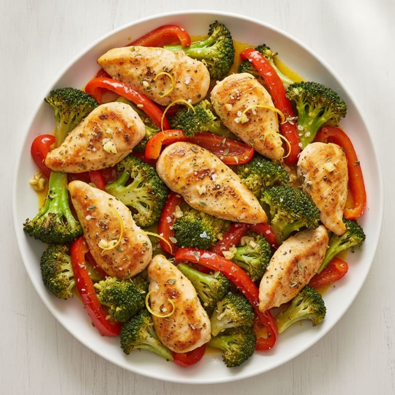 Sheet Pan Lemon Herb Chicken and Veggies