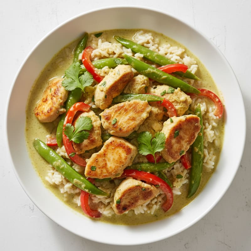 Creamy Thai Green Curry Chicken