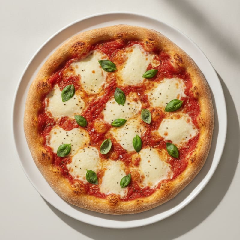 Classic Margherita Pizza with Fresh Basil